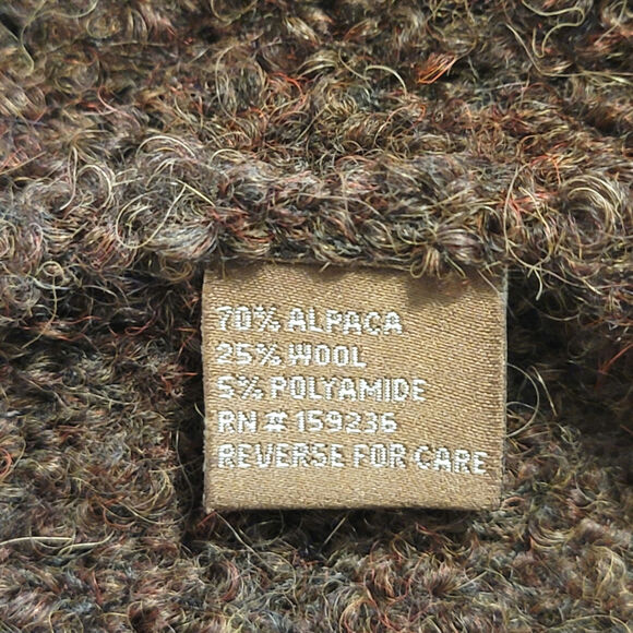 J. McLaughlin Alpaca Wool Blend Boucle Brown Duster Cardigan Sweater Size XS - Picture 11 of 13